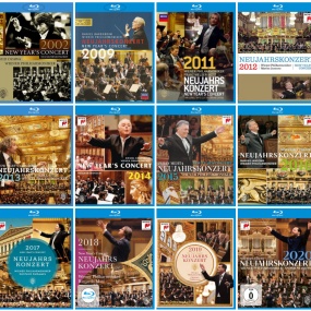 维也纳新年音乐会 1987-2024 合集终极收藏 17碟 Vienna Philharmonic New Year's Concert 1987-2024 17xBlu-ray [BDMV 17BD 642.4GB]