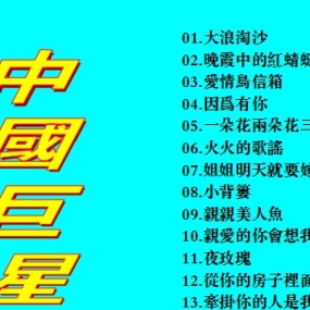 群星 – 中国巨星[KTV][2DVD-NRG6.34G+6.13G]