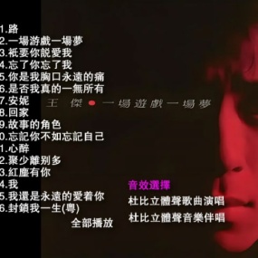 王杰 – 飞碟金曲选 卡拉OK [DVD ISO 4.03GB]